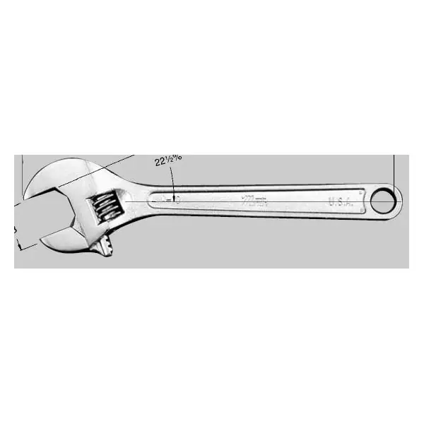 Martin Tools | 907A | Industrial Black Structural Wrench Offset - 1-1/8" Wrench Openin Direct From Factory