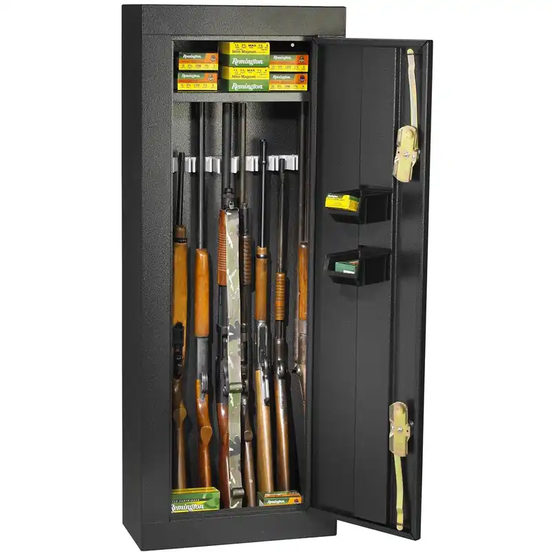 Homak Tool Storage | HS30103660 | 8 Gun Steel Security Cabinet Black Final Sale
