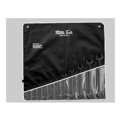 While Supplies Last Martin Tools | BOE11K | Double Head Open End Wrench - Industrial Black Set