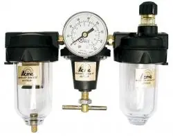 Acme Automotive | A114F-G | Crusader Series Filter / Regulator / Lubricator (3/8" Pipe Size) Top Pick
