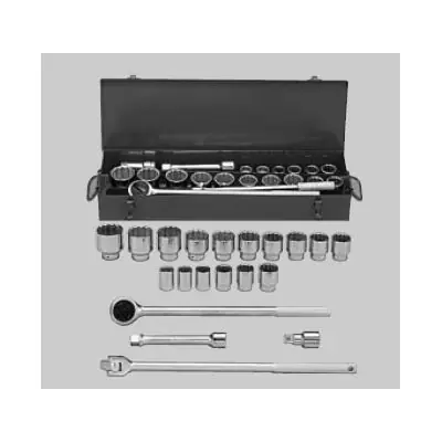 Martin Tools | H20K | 3/4" Drive Socket Set - Chrome Limited Offer