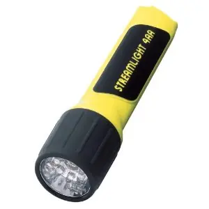 Streamlight, Inc | 68200 | 4AA Propolymer LED Flashlight with White LEDs (Yellow) Original
