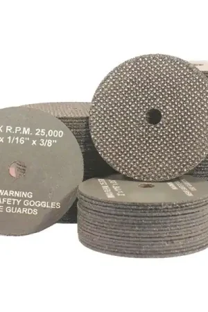 AES Industries | 3905-100 | 3" x 1/16" x 3/8" Metal Cut Off Wheels, 100 per box Hassle-Free Returns