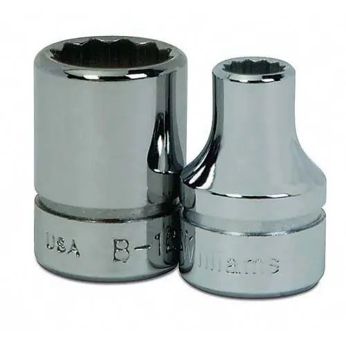 J.H. Williams | JHWB-1208 | 3/8" Drive 12-Point SAE 1/4" Shallow Socket Best Price