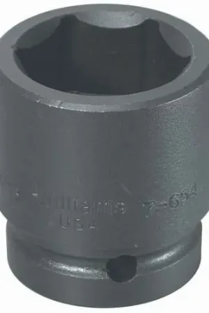 Final Sale J.H. Williams | JHW7-676 | 1" Drive 6-Point SAE 2-3/8" Impact Shallow Socket