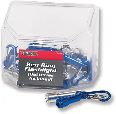 Titan | | 24PC 1 LED KEY RING FLASH BTTRY FISHBOWL Viral