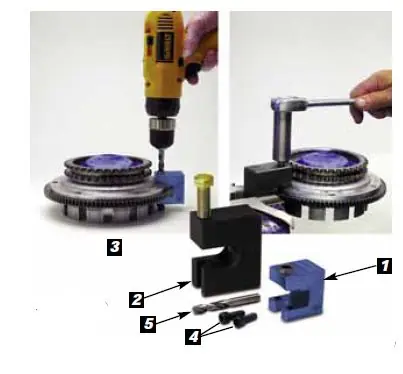 Super Sale JIMS USA | 965 | Starter Ring Gear Rivet Fixture Tool