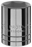 Clearance Stanley Proto Industrial Tools | J5440H | 1/2" Drive 1-1/4" 6-Point Standard Length Hand Socket