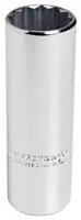 Worldwide Shipping Stanley Proto Industrial Tools | J5324M | 1/2" Drive 24mm 12-Point Metric Deep Length Hand Socket