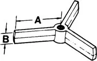 Time-Limited Stanley Proto Industrial Tools | J4227CA | 3-Way Crossarm Threaded 3/4 - 12 ACME
