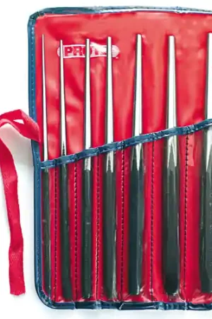 Crafted Stanley Proto Industrial Tools | J96A | 7-Piece Drift Punch Set