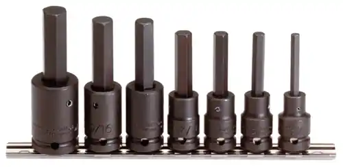 Top Rated Stanley Proto Industrial Tools | J74152 | 7-Piece 1/2" Drive Hex Bit Impact Socket Set