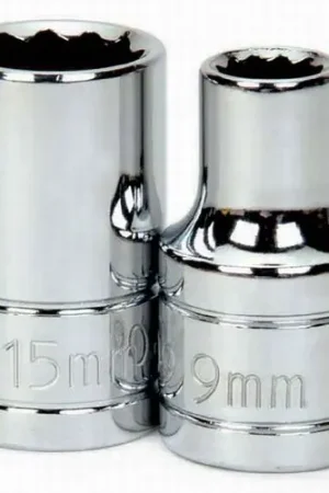 Best Price J.H. Williams | 32614 | 1/2 In Dr 12 Pt Metric High Polish Chrome Shallow Socket - 14mm