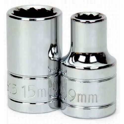 Best Price J.H. Williams | 32614 | 1/2 In Dr 12 Pt Metric High Polish Chrome Shallow Socket - 14mm