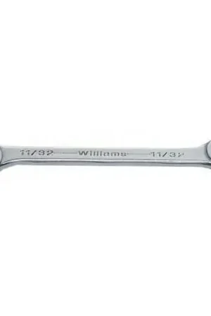 High Quality J.H. Williams | JHW1118A | 9/32" SAE Miniature 15° x 80° Double Head Open End Wrench