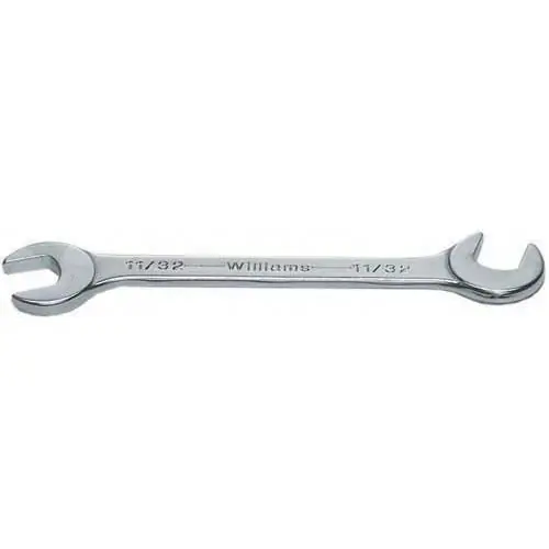 High Quality J.H. Williams | JHW1118A | 9/32" SAE Miniature 15° x 80° Double Head Open End Wrench