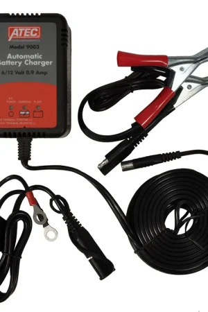 Flash Sale Associated Equipment | 9003 | Associated 9003 Portable Automatic 6/12V Battery Charger 0.9A