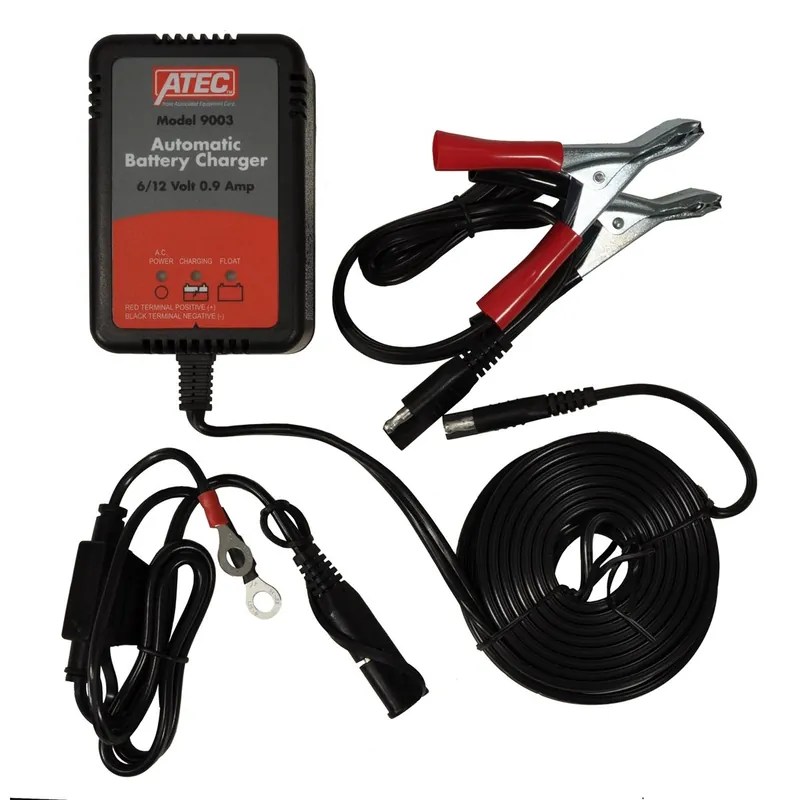 Flash Sale Associated Equipment | 9003 | Associated 9003 Portable Automatic 6/12V Battery Charger 0.9A