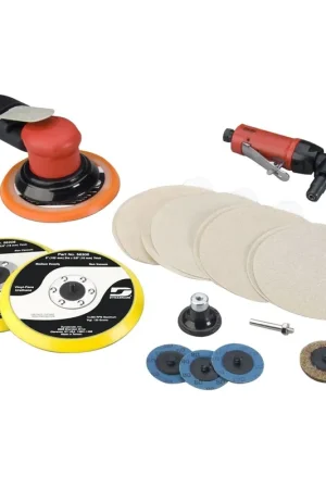 Dynabrade | 21080 | Bodyman\\'s Random Orbital Sander and Angle Air Die Grinder Kit Fast Shipping