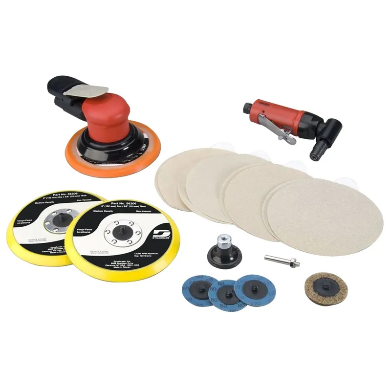 Dynabrade | 21080 | Bodyman\\'s Random Orbital Sander and Angle Air Die Grinder Kit Fast Shipping