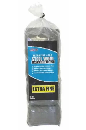 Grab Now SM Arnold | 25-792 | Steel Wool Grade 000 Extra Fine - 16 Pads/Bag
