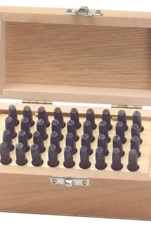 Hassle-Free Returns KnKut | KP856610 | Letter and Number Punch Set - 3/16" - 36-Pc