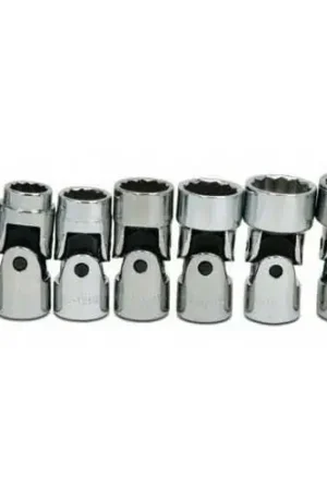 Factory Price J.H. Williams | JHWWSB-7U | 7 pc 3/8" Drive 12-Point SAE Universal Universal Socket Set on R