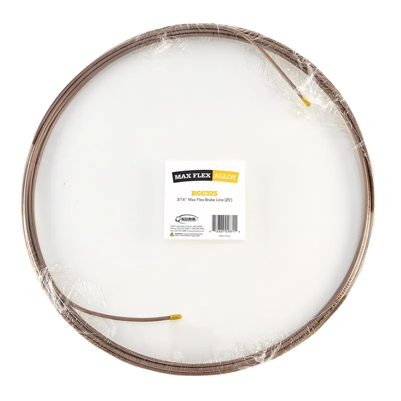 Get Yours S.U.R. and R Auto Parts | BCC325 | 3/16" Max Flex Brake Line 25'