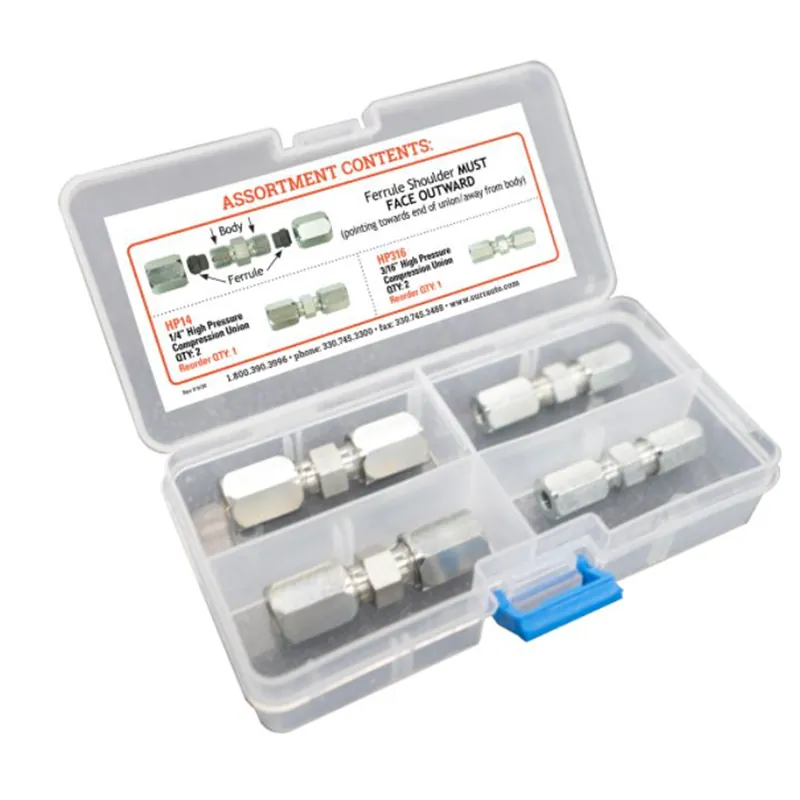 SUR and R Auto Parts | HP200 | High Pressure Compression Union Assortment Top Rated