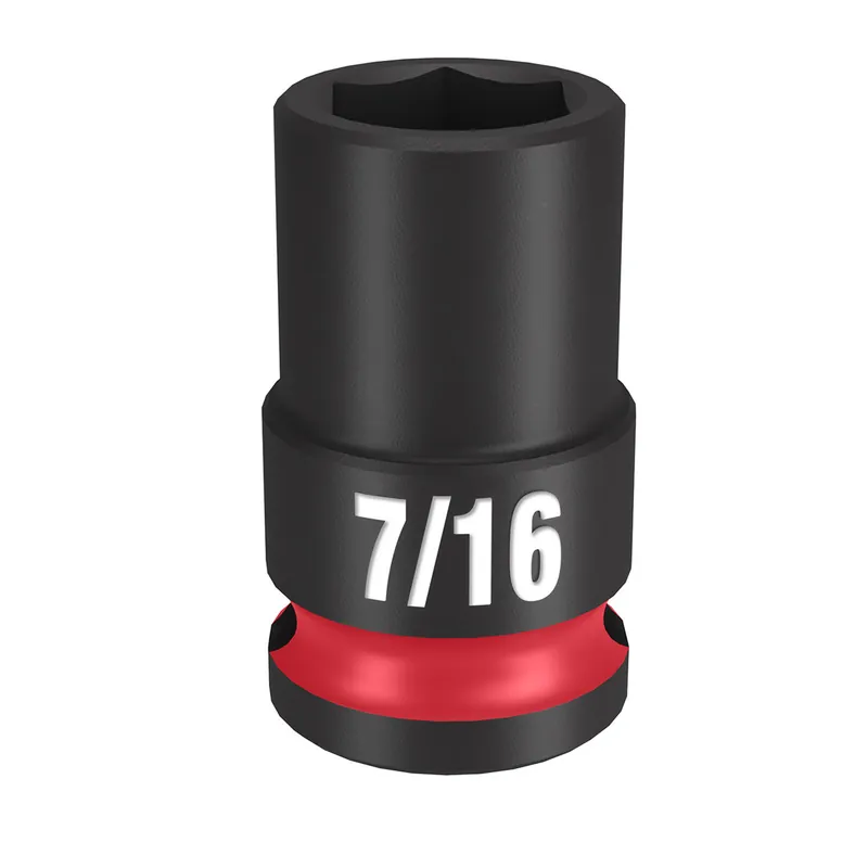 Milwaukee Electric Tools | 49-66-6105 | SHOCKWAVE Imp Duty 3/8" Dr 7/16" Std 6PT Socket No Minimum Order