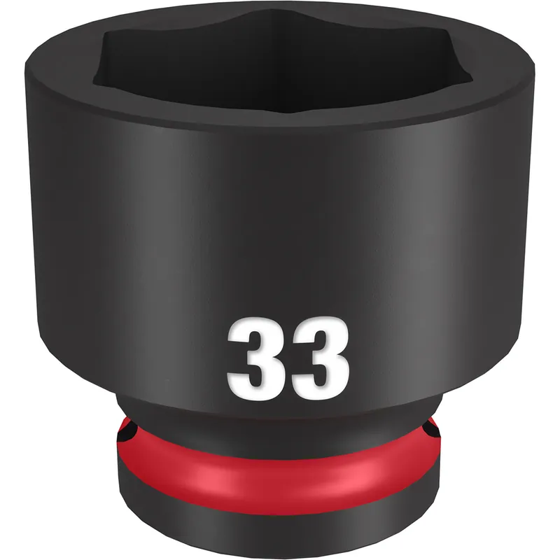 Milwaukee Electric Tools | 49-66-6265 | SHOCKWAVE Imp Duty 1/2"Dr 33MM Std 6PT Socket Big Sale