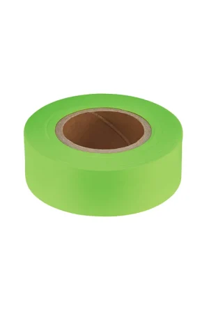 While Supplies Last Milwaukee Electric Tools | 77-001 | Milwaukee Lime Green 200 ft Flagging Tape 1 Inch Wide