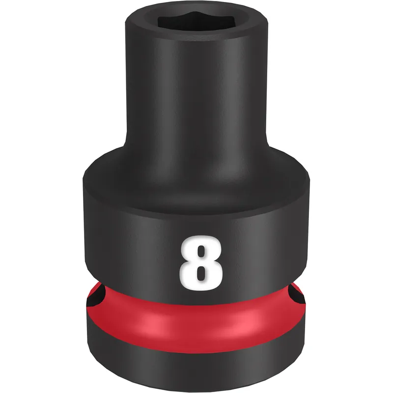 Milwaukee Electric Tools | 49-66-6240 | SHOCKWAVE Imp Duty 1/2"Dr 8MM Std 6PT Socket Budget