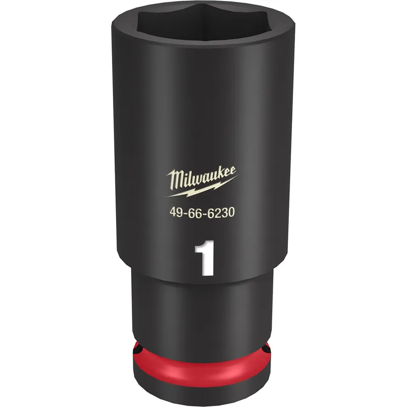 Milwaukee Electric Tools | 49-66-6230 | SHOCKWAVE Imp Duty 1/2"Dr 1" Dp 6PT Socket Reduced Price
