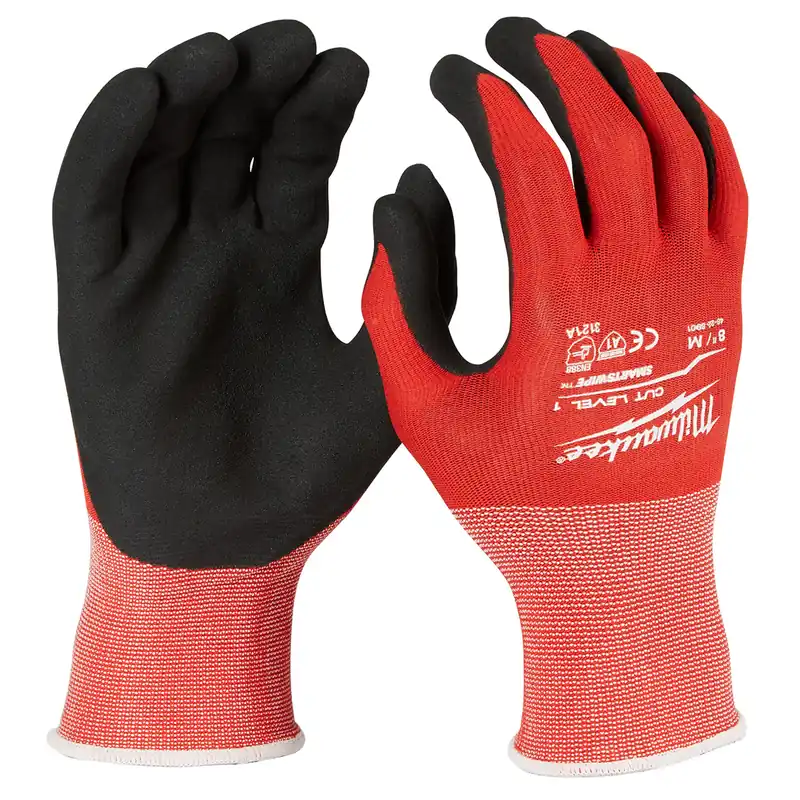 Exclusive Milwaukee Electric Tools | 48-22-8901 | Cut 1 Dipped Gloves M
