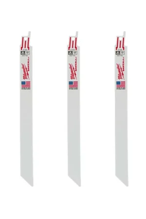 Top Rated Milwaukee Electric Tools | 48-00-5188 | SAW BLADE SAWZALL METAL CUTTING 18TPI 5/PK