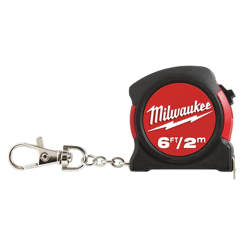 Buy Direct Milwaukee Electric Tools | 48-22-5506C | 6ft / 2m Keychain Tape Measure