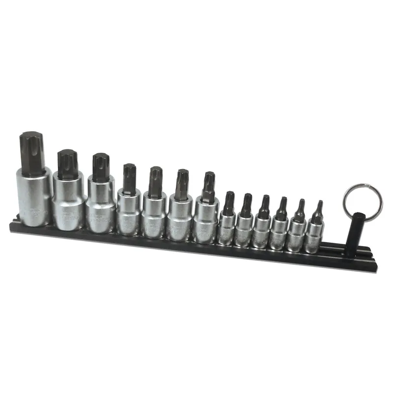 Free Returns VIM Tools | TMS-TORX | 13pc. Torx Driver Set on Black Magrail