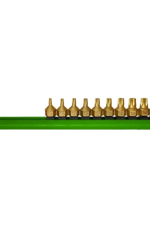 Mayhew Tools | 16003 | 11PC DUAL DR TORX SET ON RAIL High Quality