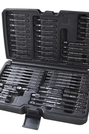 Steelman | 78633 | SteelmanPRO 50pc Impact Grade Bit Driver Set 78633 Fan Favorite