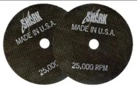 Shark | 13216 | Cut-off Wheel – Aluminum Oxide – 3" x 1/32" x 3/8" 60 Grit – 100 Premium