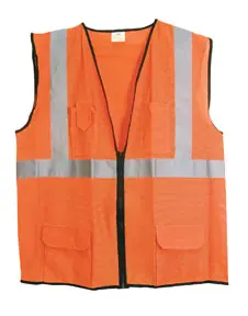 Bulk Order SAS Safety Corp | 692-2210 | CLASS 2 SURVEY VEST ORG XL