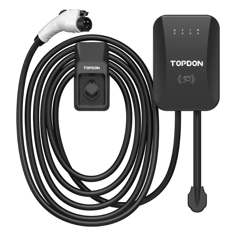 Direct From Factory TOPDON | EC00175 | PulseQ AC Home EV Charger 25FT - 40A Level 2 EV Charger w/25FT C