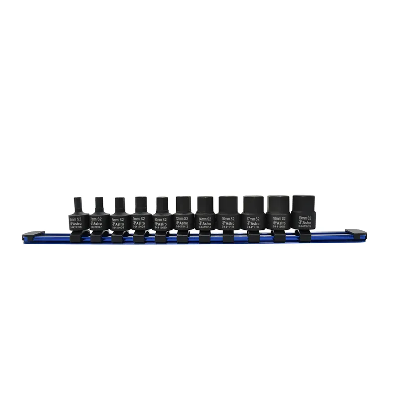 Hassle-Free Returns Astro Pneumatic | 94411M | Astro Pneumatic 94411M Nano Impact Metric Hex Socket Set 11pc