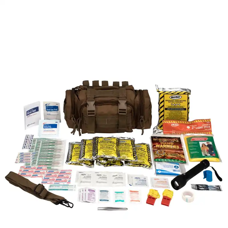 Free Shipping First Aid Only | 90454-001 | Emergency Prep 1 Person Tan Fabric Bag
