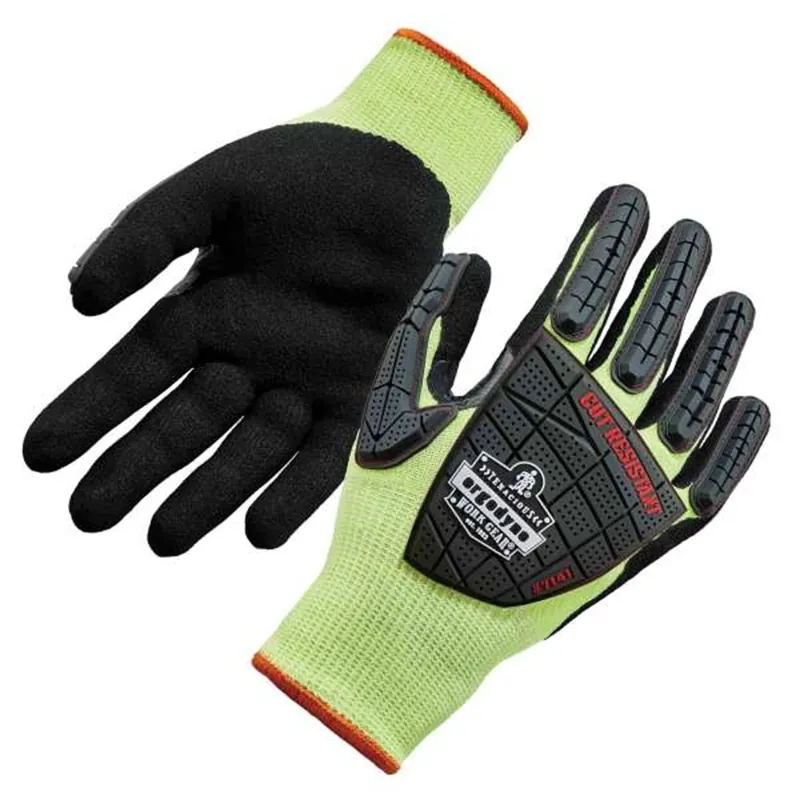 Grab Now Ergodyne | 17914 | 7141 L Lime Nitrile-Coated DIR Level 4 Cut-Resis Gloves