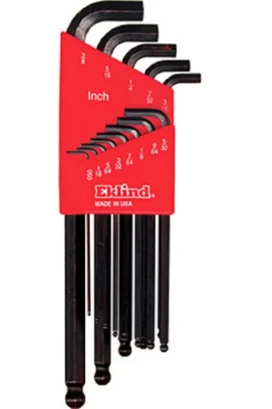 Trusted Brand Eklind Tool | 13113 | BALL-HEX-L KEY SET - STUBBY13PC. SET .050"-3/8"