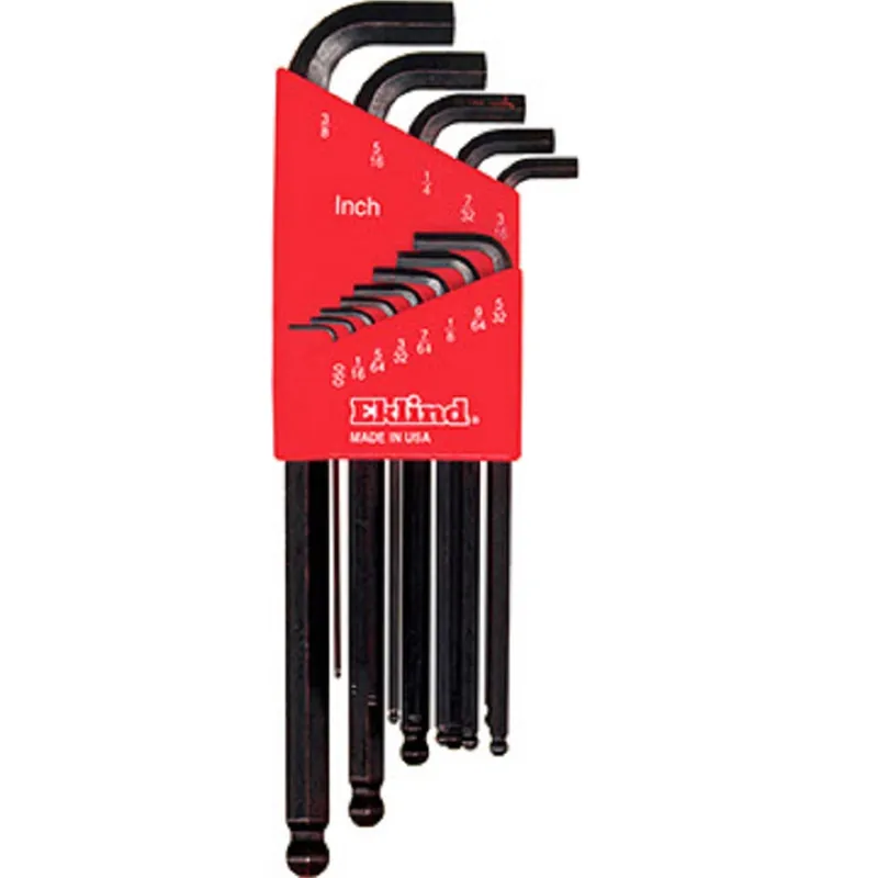 Trusted Brand Eklind Tool | 13113 | BALL-HEX-L KEY SET - STUBBY13PC. SET .050"-3/8"