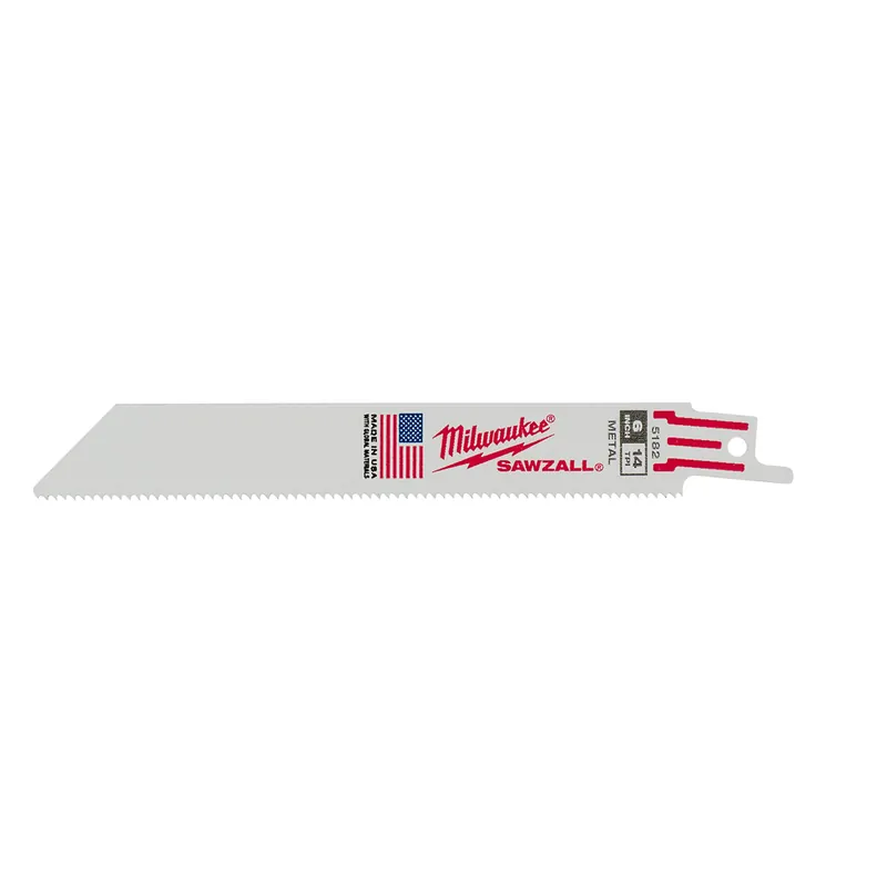 Milwaukee Electric Tools | 48-01-2162 | 6" 14 TPI SAWZALL Blades (10 Pk Bulk) Free Returns