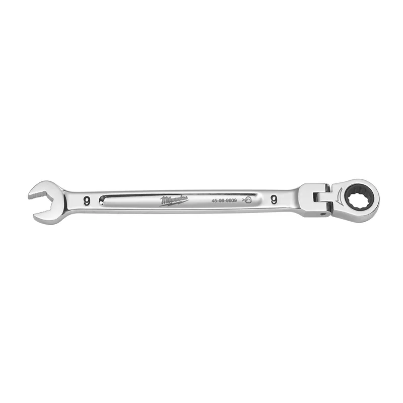 Buy Online Milwaukee Electric Tools | 45-96-9609 | 9mm Flex Head Ratcheting Combination Wrench